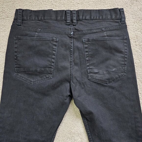 H&M Women's Black Wide Leg Jeans, Size 32 - Picture 7 of 11